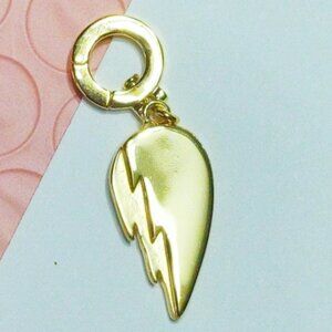 Gorjana Parker Charm Heartbreaker Half Heart 18K Gold Plated